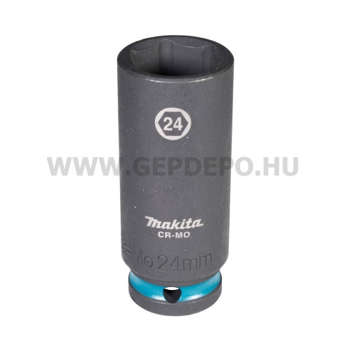 Makita Impact BLACK Cr-Mo gépi dugókulcs 1/2" 24x52 mm