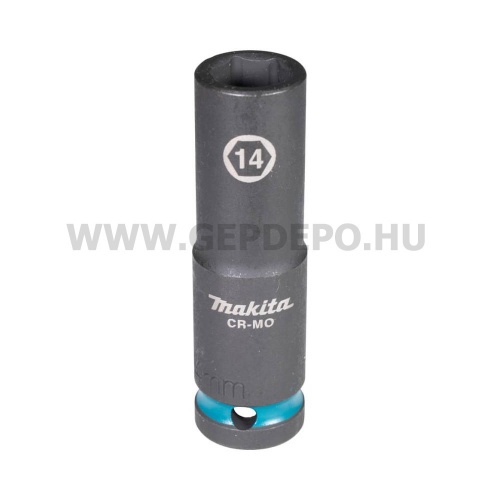 Makita Impact BLACK Cr-Mo gépi dugókulcs 1/2" 14x81,5 mm