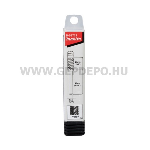 Makita keményfém hengeres turbómaró gyémánt fogazás - 10 x 20 x 6 mm