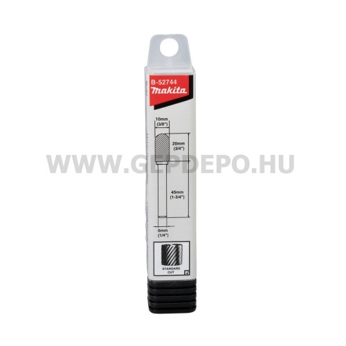 Makita keményfém hengeres kerek turbómaró standard fogazás - 10 x 20 x 6 mm