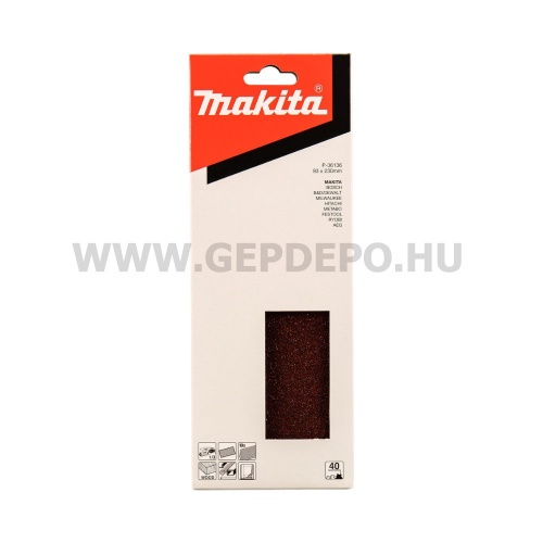 Makita csiszolópapír - 93 x 230 mm - K40 - 10 db
