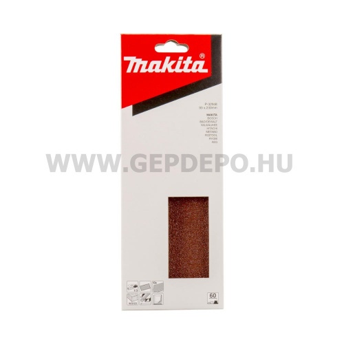 Makita csiszolópapír - 93 x 230 mm - K60 - 10 db