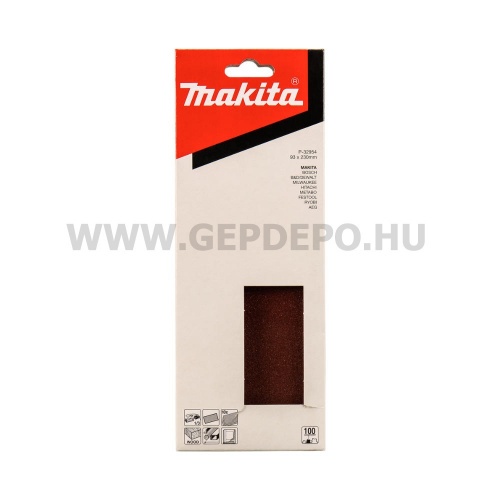Makita csiszolópapír - 93 x 230 mm - K100 - 10 db