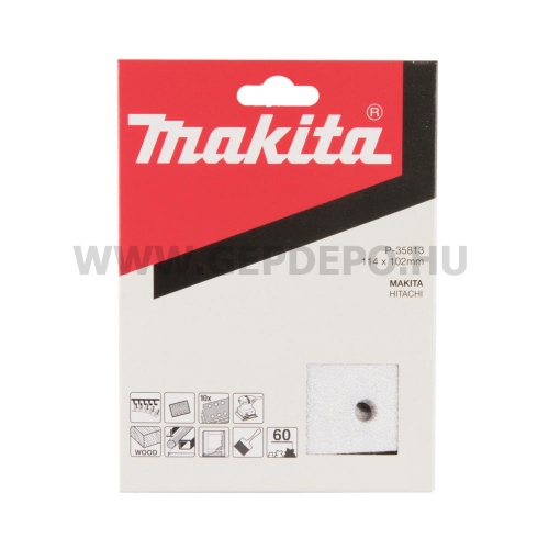 Makita csiszolópapír "D" papíron - 114 x 102 mm - K60 - 10 db