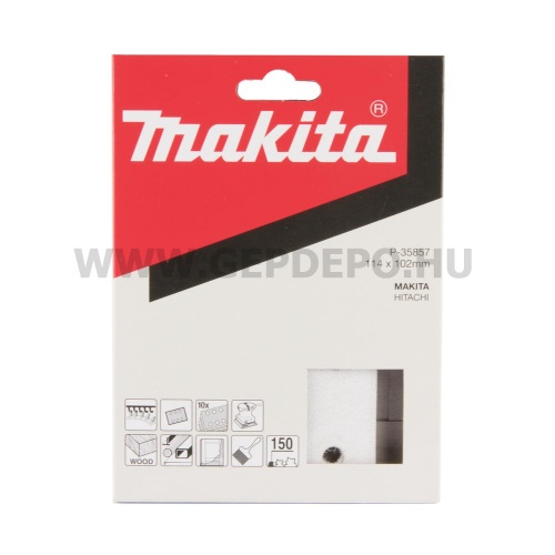 Makita csiszolópapír "D" papíron - 114 x 102 mm - K240 - 10 db