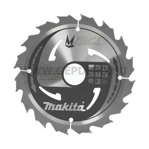 Makita Mforce körfűrészlap 170mm f:30 Z16
