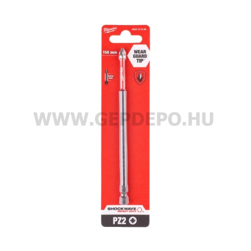 Milwaukee Shockwave IMPACT DUTY pozidriv bit - PZ2 x 150 mm