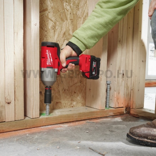 Milwaukee M18 BLHIWF12-0X akkus szénkefe nélküli 1/2" nagy nyomatékú ütvecsavarozó géptest kofferben