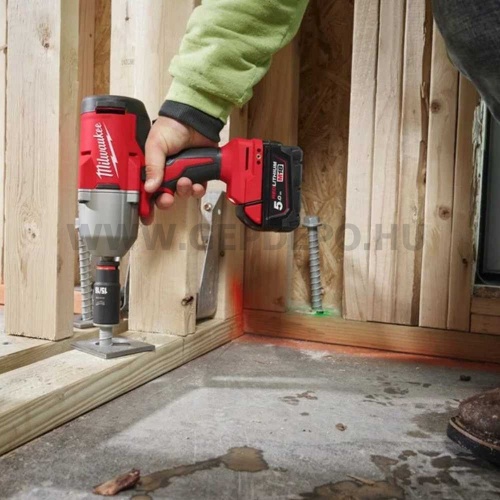 Milwaukee M18 BLHIWF12-0X akkus szénkefe nélküli 1/2" nagy nyomatékú ütvecsavarozó géptest kofferben