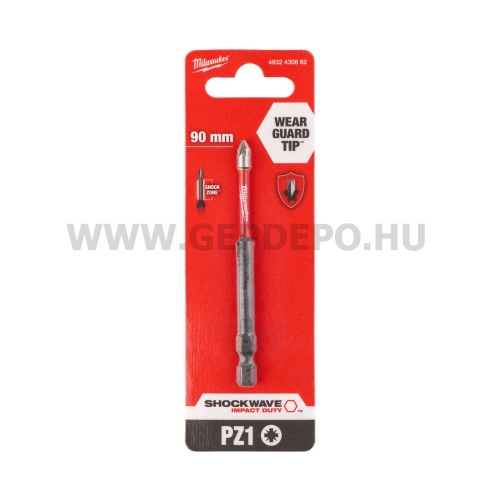 Milwaukee Shockwave Impact Duty pozidriv bit PZ1x90 mm