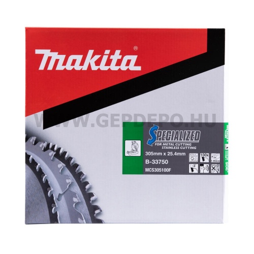 Makita Specialized körfűrészlap 305mm f:25,4 Z100