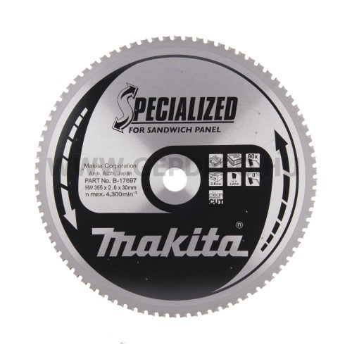 Makita Specialized körfűrésztárcsa 355mm f:30 Z80