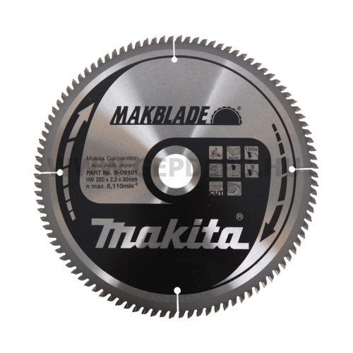Makita MakBlade körfűrészlap 250mm f:30 Z100