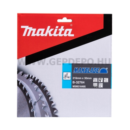 Makita Makblade körfűrészlap 216mm f:30 Z48