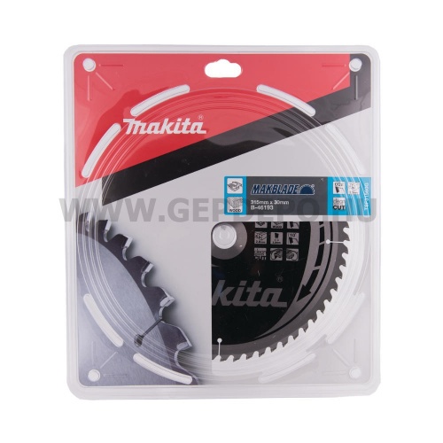 Makita MakBlade körfűrészlap 315mm f:30 Z60