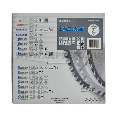 Makita MakBlade körfűrészlap 305mm f:30 Z100