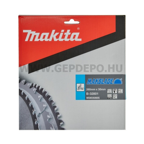 Makita Makblade körfűrészlap 260mm f:30 Z60