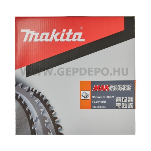 Makita Makforce körfűrészlap 355mm f:30 Z24