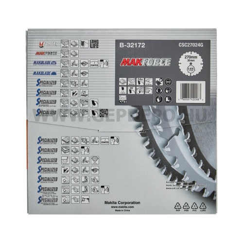 Makita Makforce körfűrészlap 270mm f:30 Z24