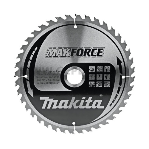 Makita Makforce körfűrészlap 235mm f:30 Z40