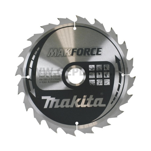 Makita Makforce körfűrészlap 235mm f:30 Z20