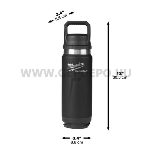 Milwaukee PACKOUT kulacs - 532 ml, fekete