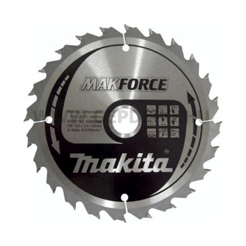 Makita Makforce körfűrészlap 160mm f:20 Z24