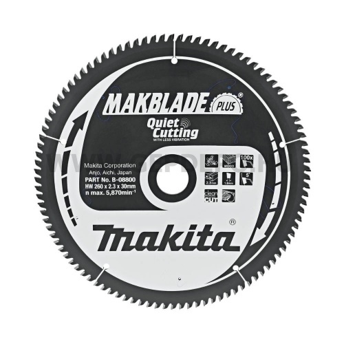 Makita Makblade Plus körfűrészlap 260mm f:30 Z100