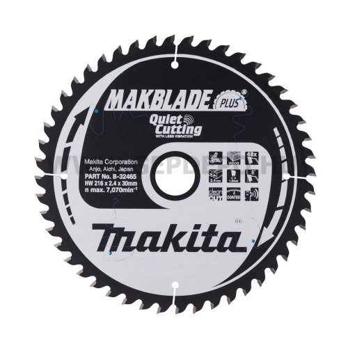 Makita MakBlade Plus körfűrészlap 216mm f:30 Z48