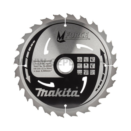 Makita Mforce körfűrészlap 235mm f:30 Z24