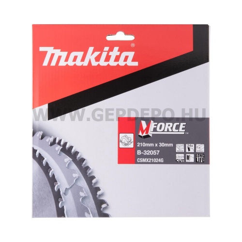 Makita Mforce körfűrészlap 210mm f:30 Z24
