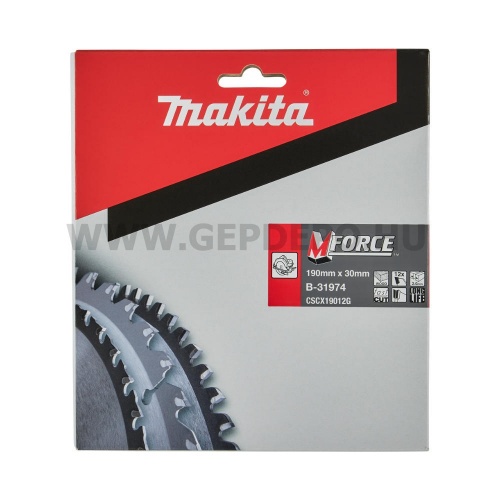 Makita Mforce körfűrészlap 190mm f:30 Z12