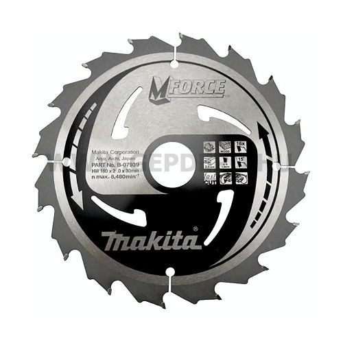 Makita Mforce körfűrészlap 180mm f:30 Z16