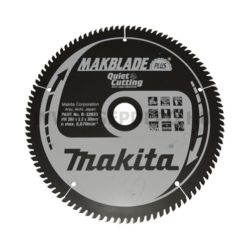 Makita Makblade Plus körfűrészlap 260mm f:30 Z100