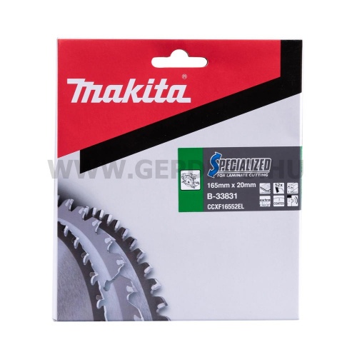 Makita Specialized körfűrészlap 165mm f:20 Z52