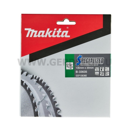 Makita Specialized körfűrészlap 136mm f:20 Z36