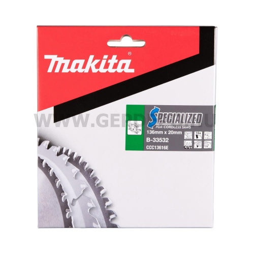 Makita Specialized körfűrészlap 136mm f:20 Z16