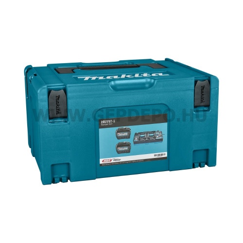 Makita 2db BL4080F+DC40RB töltő csomag MAKPAC kofferben