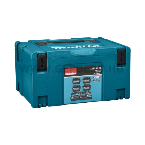 Makita 4db BL4080F+DC40RB töltő csomag MAKPAC kofferben