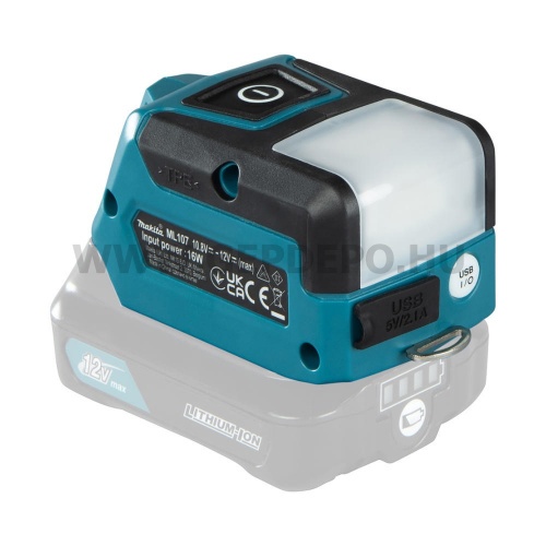 Makita akkus LED lámpa CXT 12V USB kimenettel