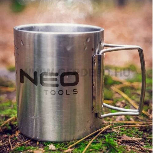 Neo kemping bögre dupla fallal és behajtható füllel - 320 ml