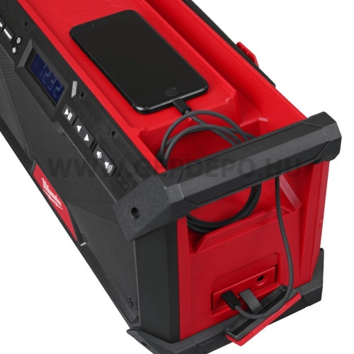 Milwaukee M18 RADDAB+G2-0 akkus munkahelyi rádió géptest