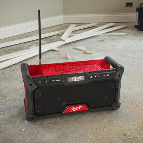 Milwaukee M18 RADDAB+G2-0 akkus munkahelyi rádió géptest