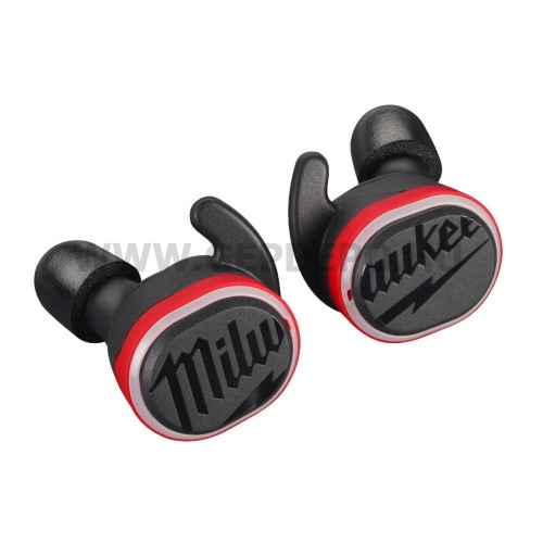 Milwaukee Bluetooth-os hallásvédő füldugó - akkumulátorral, USB kábbellel, díszdobozban
