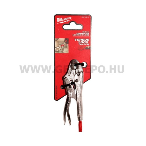 Milwaukee Torque Lock MAXBITE ívelt pofájú, állítható önzáró fogó 4" - 72 mm