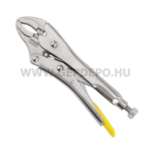 Stanley ívelt pofájú patentfogó 9" - 225 mm