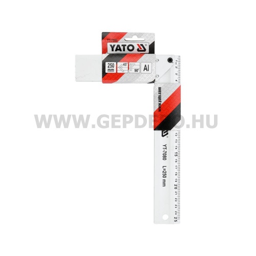 Yato alumínium asztalos derékszög - 250 mm