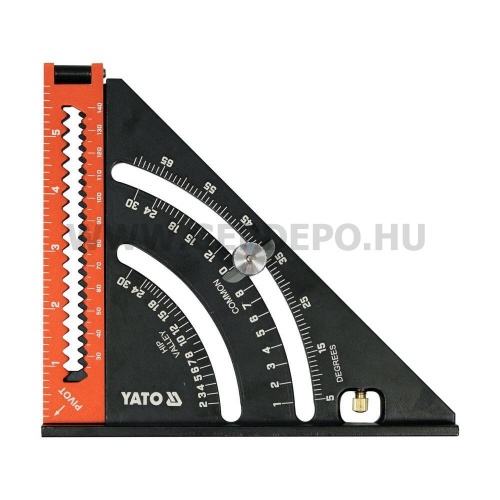 Yato alumínium talpas derékszögű vonalzó - 290x185 mm