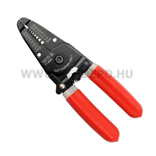 Yato blankoló fogó 0.64-2.6 mm2 165 mm