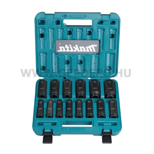 Makita dugókulcs készlet 14 részesI 1/2" ImpactBLACK Cro-Mo